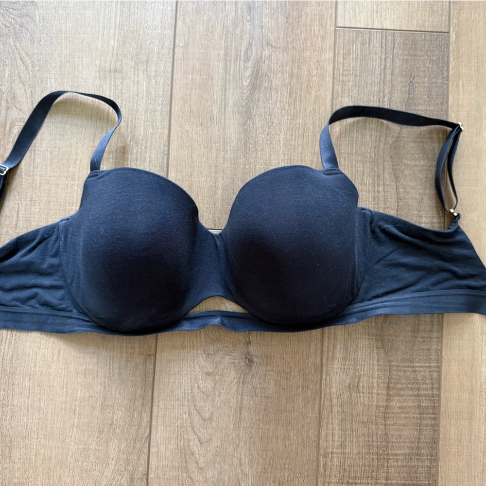 ThirdLove Black T-Shirt Bra with Molded Cups